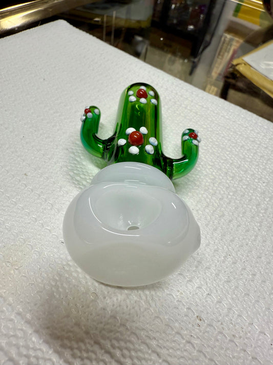 Ripkitty 4.5" Cactus Dry Herb Hand Pipe Spoon