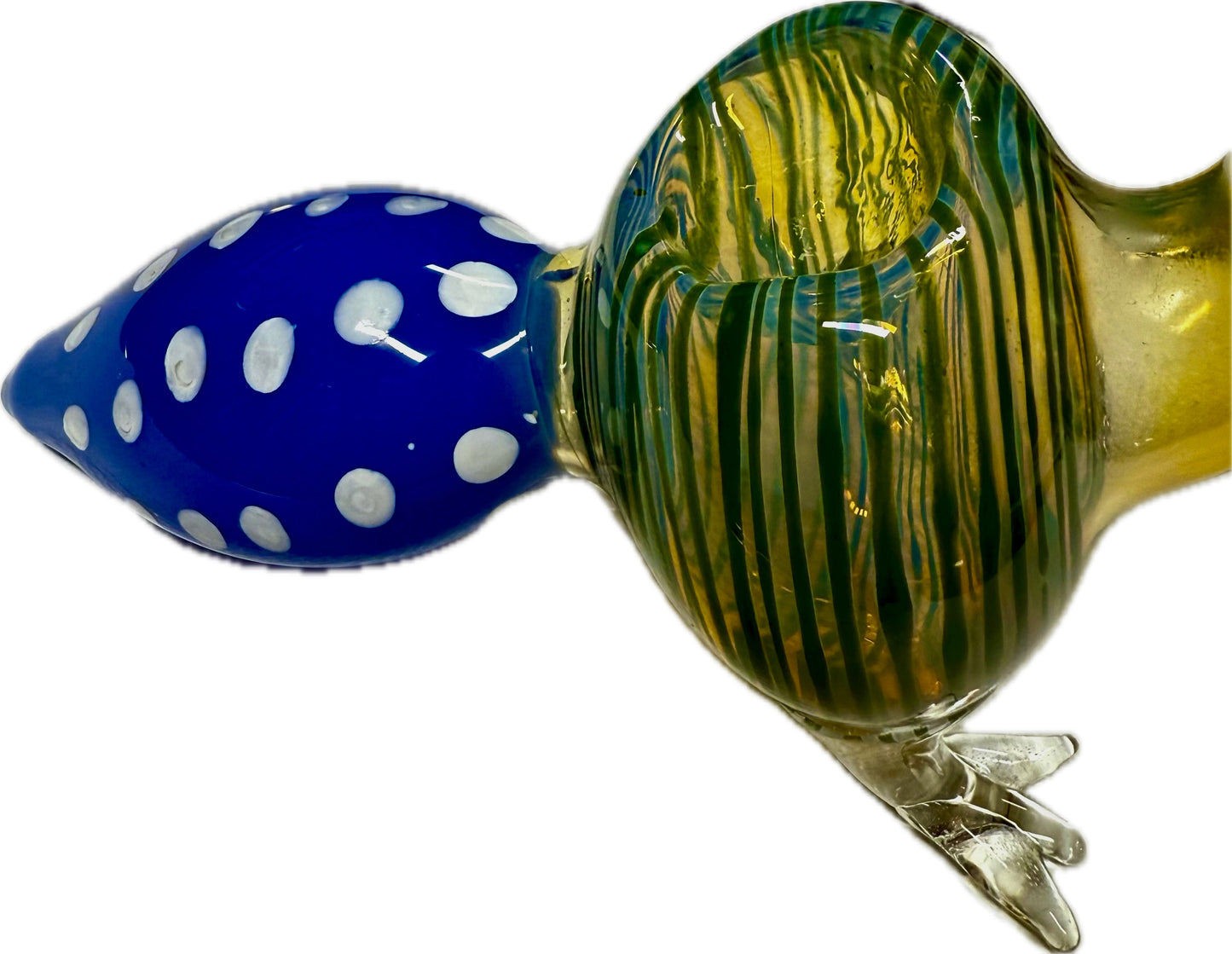 Ripkitty 5” Peacock Dry Herb Hand Pipe