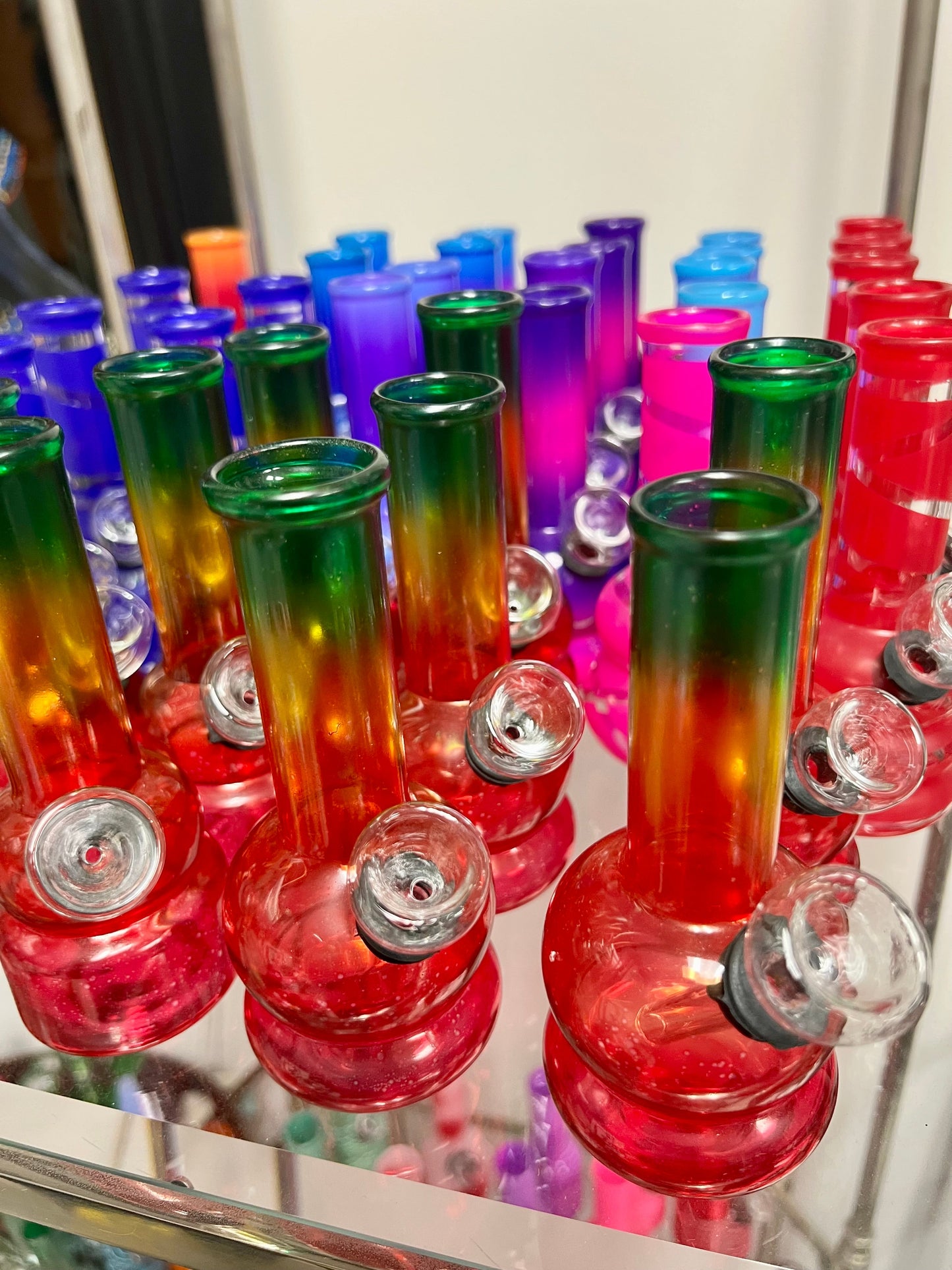 Ripkitty 5” Soft Glass Net Multi-Color Water Pipe Bong