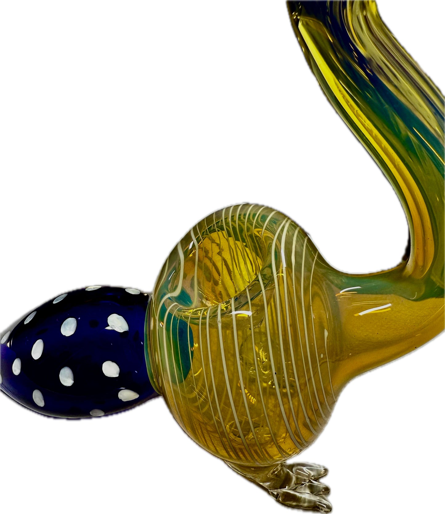 Ripkitty 5” Peacock Dry Herb Hand Pipe
