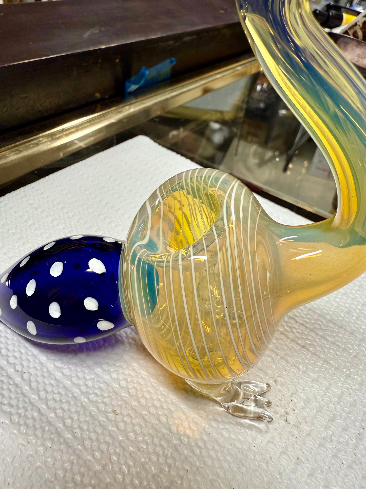Ripkitty 5” Peacock Dry Herb Hand Pipe