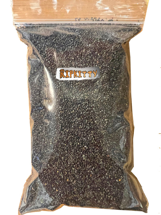 Ripkitty Premium Unwashed Untreated Unprocessed Raw Organic Natural Whole Papaver Somniferum Culinary Poppy Seeds